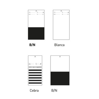 “Economic” Contrast cards, for paint tests, with UV component Leneta contrast or test charts Neurtek