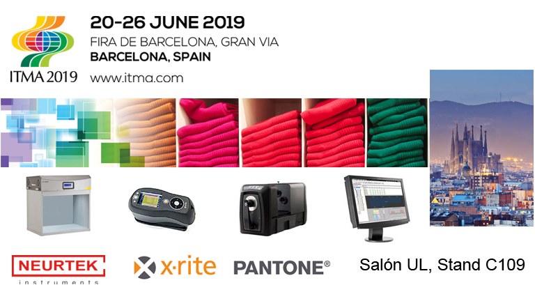 NEURTEK at ITMA with X-Rite Pantone