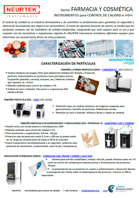 Portada Catalogo NEURTEK Farmacia Cosmetica