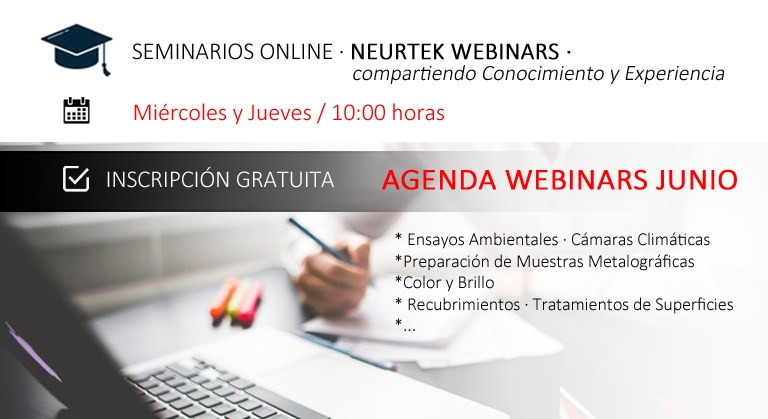 Agenda Junio. Webinars Gratuitos.