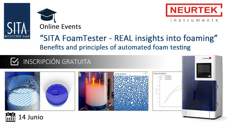 Demostración on-line SITA FoamTester