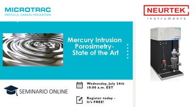 Descubre la porosimetría por intrusión de mercurio en la webinar de Microtrac