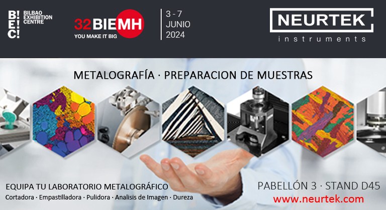 Equipa tu Laboratorio Metalográfico en la BIEMH 2024