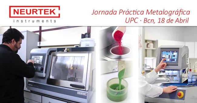 Jornada Práctica Metalográfica  en la UPC de BCN 18 Abril 