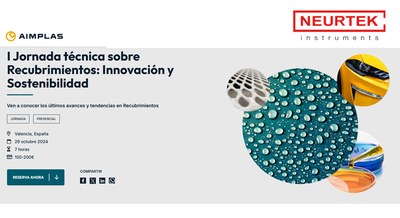 NEURTEK participa en la "I Jornada técnica sobre Recubrimientos: Innovación y Sostenibilidad" organizado por AIMPLAS