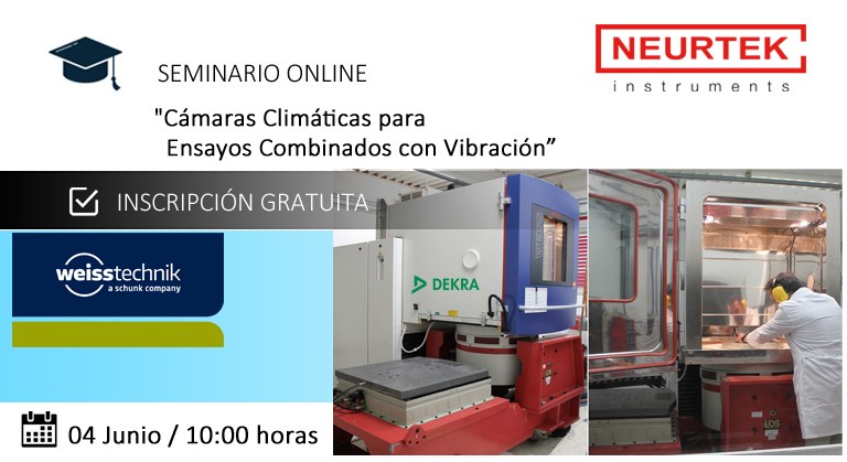 Webinar. Cámaras Climáticas para ensayos combinados con Vibración.