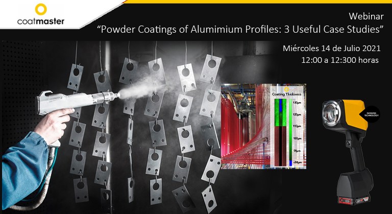 Webinar Coatmaster: Recubrimiento en polvo de perfiles de aluminio. 