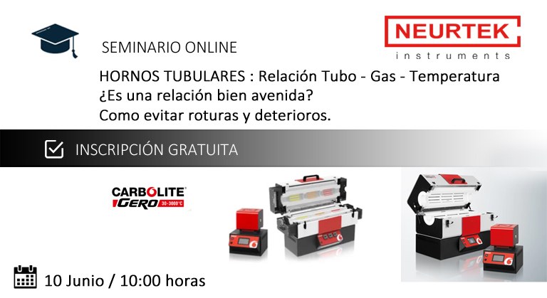 Webinar Gratuita. Hornos Tubulares Relación Tubo + Gas + Temperatura. ¿Es una relación bien avenida? Cómo evitar roturas y deterioros.