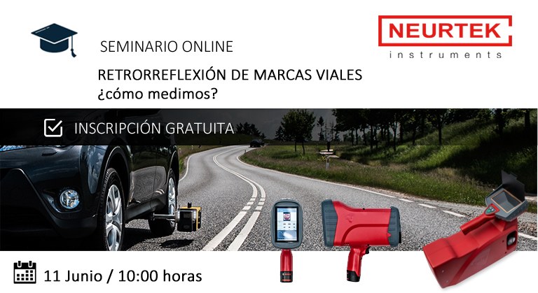 Webinar Gratuita. Retrorreflexión en marcas viales y cómo medirla.