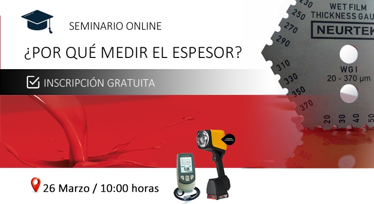 Webinar gratuito: Métodos para medir Espesor de recubrimientos