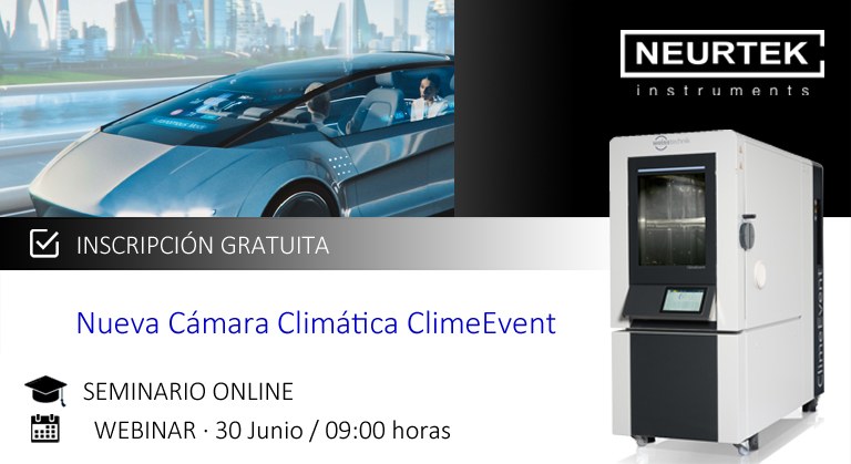 Webinar Nueva Cámara Climática ClimeEvent 2Gen